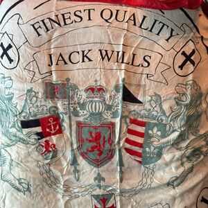 Jack Wills Belby Large print Royal print viscose scarf shawl